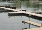7  Wave Dock in the Winter Slide 1 of 3 - We are asked if you can leave floating dock in ice during the winter...