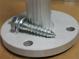 dock handrail base