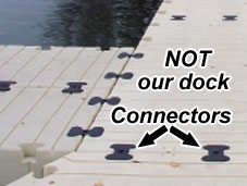 floating dock connectors