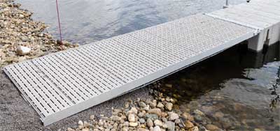 gangway plank for connect a dock floating dock