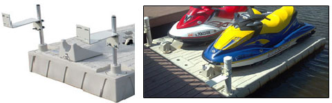Z-Bracket for jet ski dock